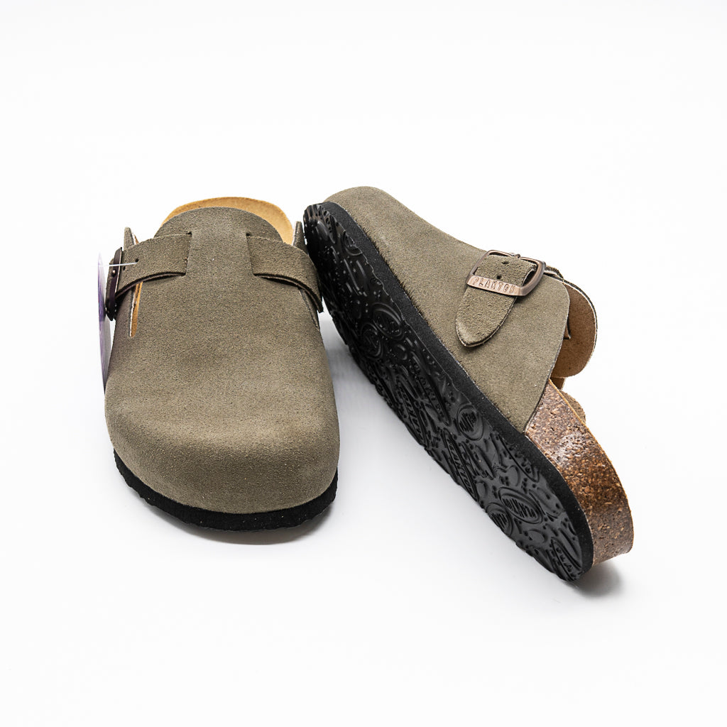 Mules Sabot Blogg Afelpado  Kaki  PLAKTON