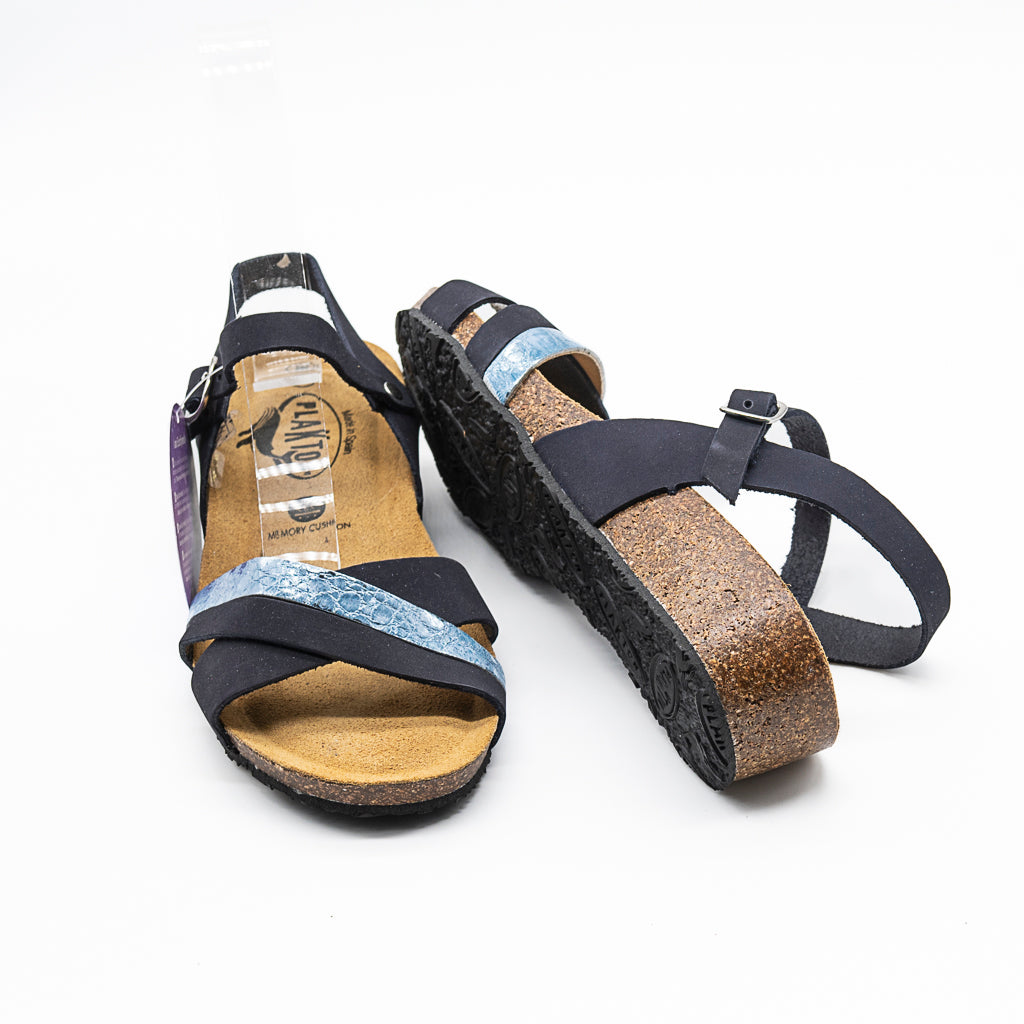 Sandale Talon  Norte Navy jeans  PLAKTON