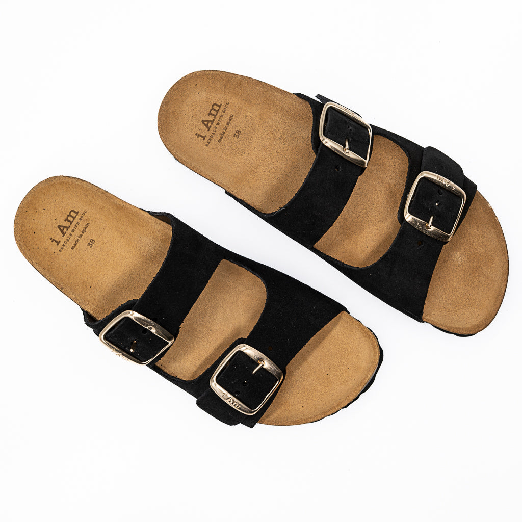 Mules  noir IAM