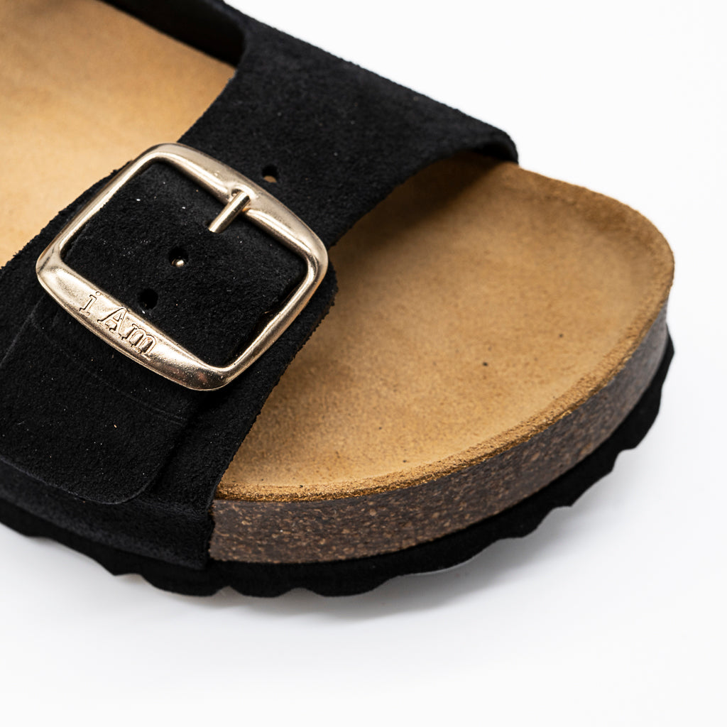 Mules  noir IAM