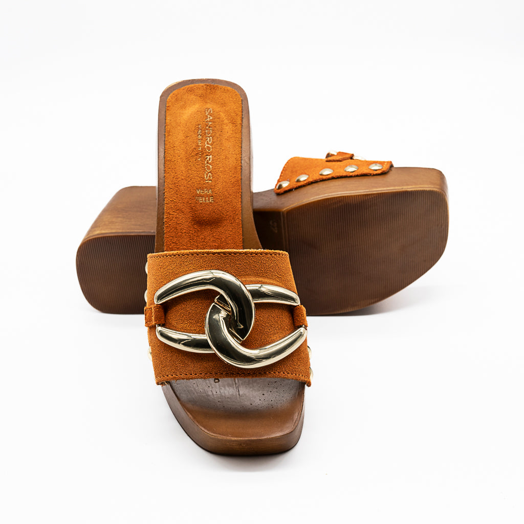 Mules Orange SANDRO ROSI