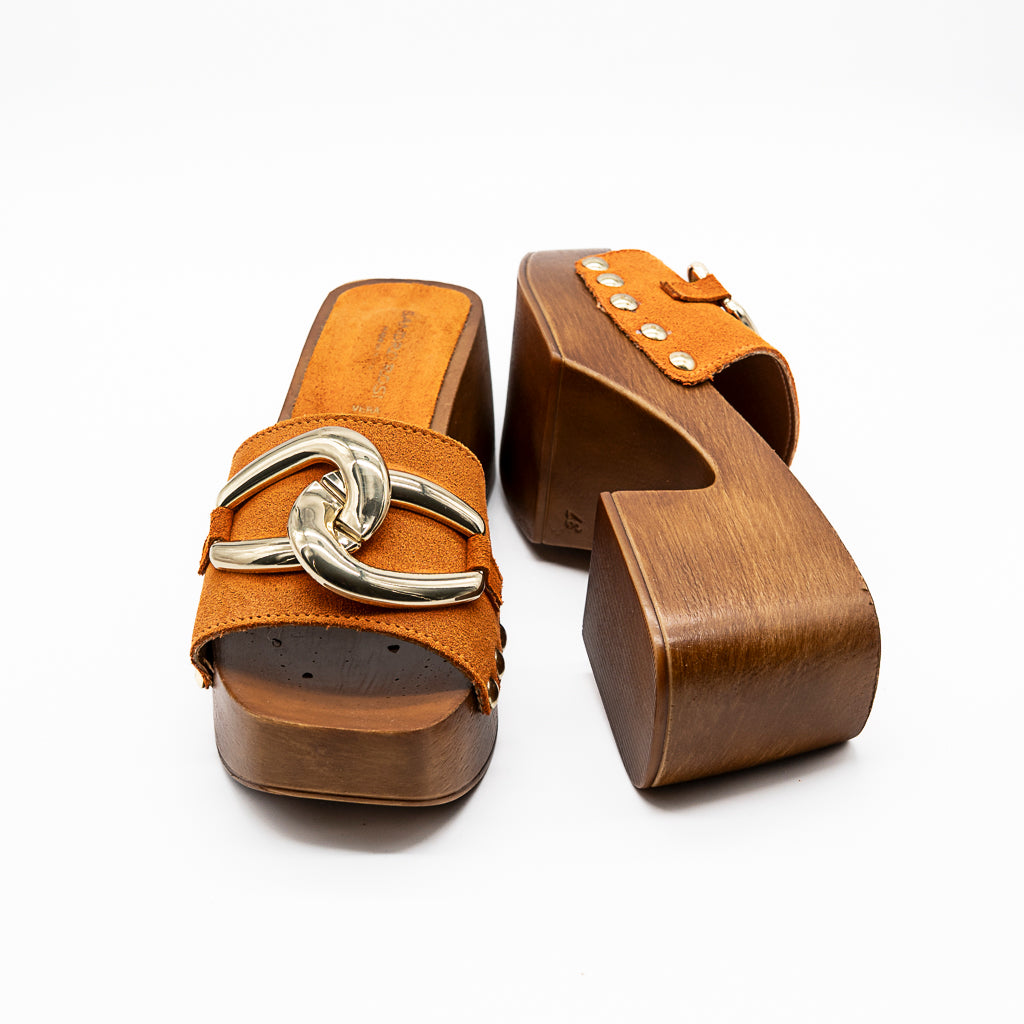 Mules Orange SANDRO ROSI