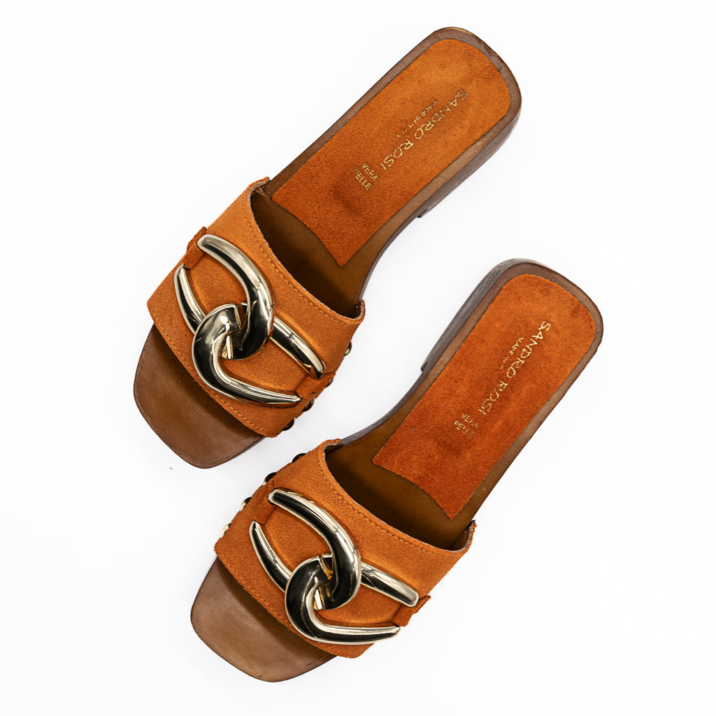 Mules Orange SANDRO ROSI
