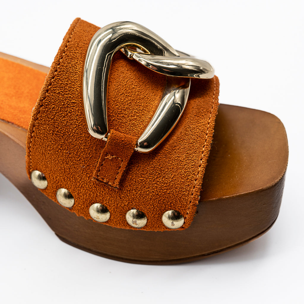 Mules Orange SANDRO ROSI