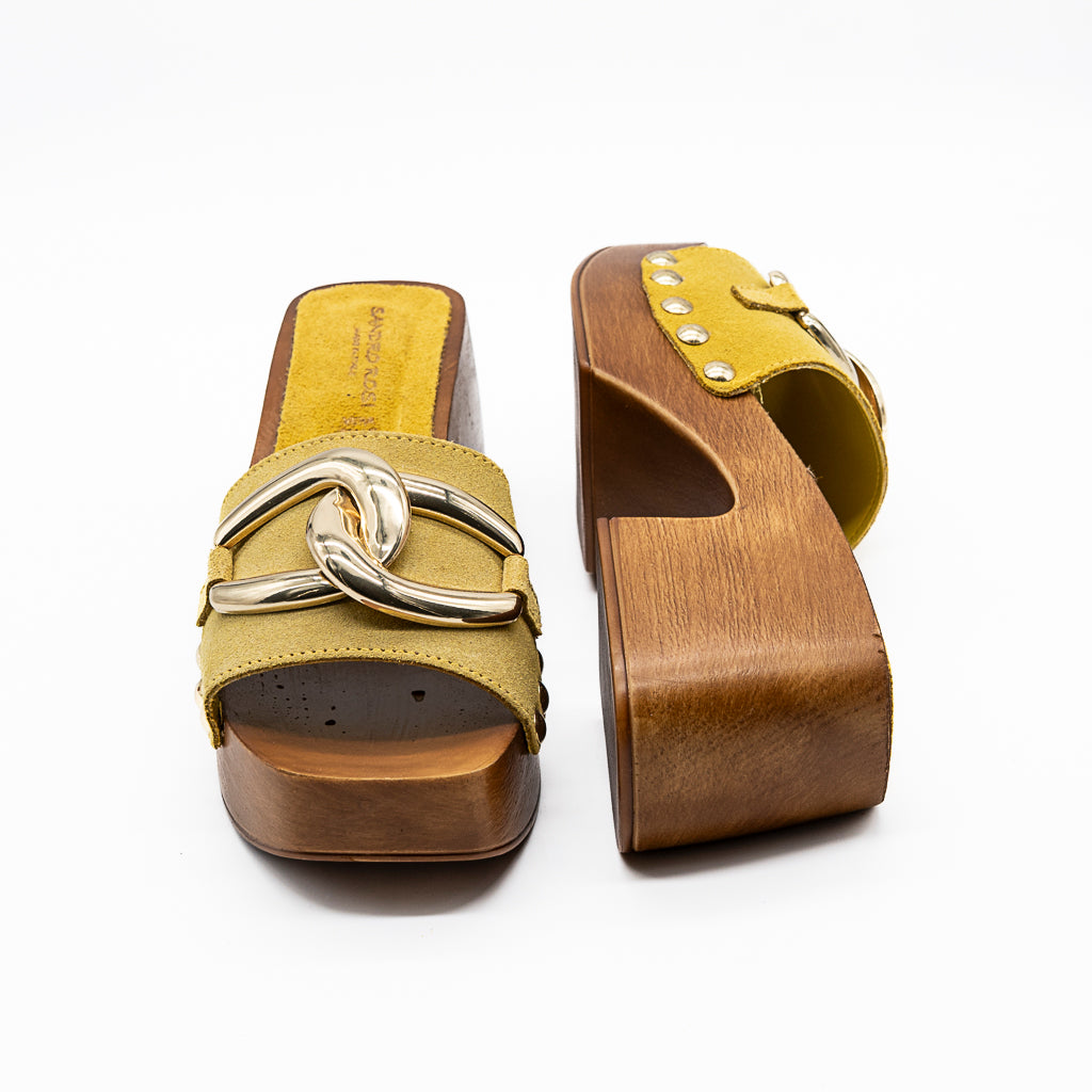 Mules  jaune SANDRO ROSI
