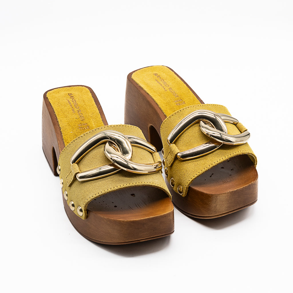 Mules  jaune SANDRO ROSI