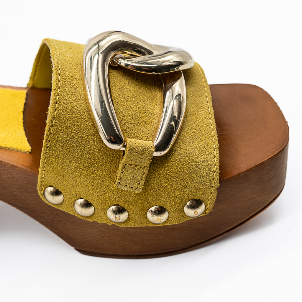 Mules  jaune SANDRO ROSI
